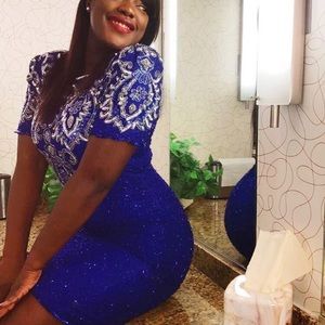 Beaded vintage dress